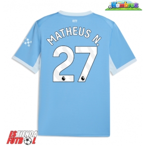 Manchester City Matheus Nunes #27 Primera Equipación 2026-27 Manga Corta